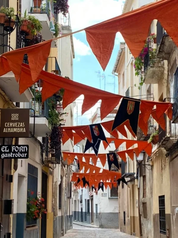 decoración aerea de calles