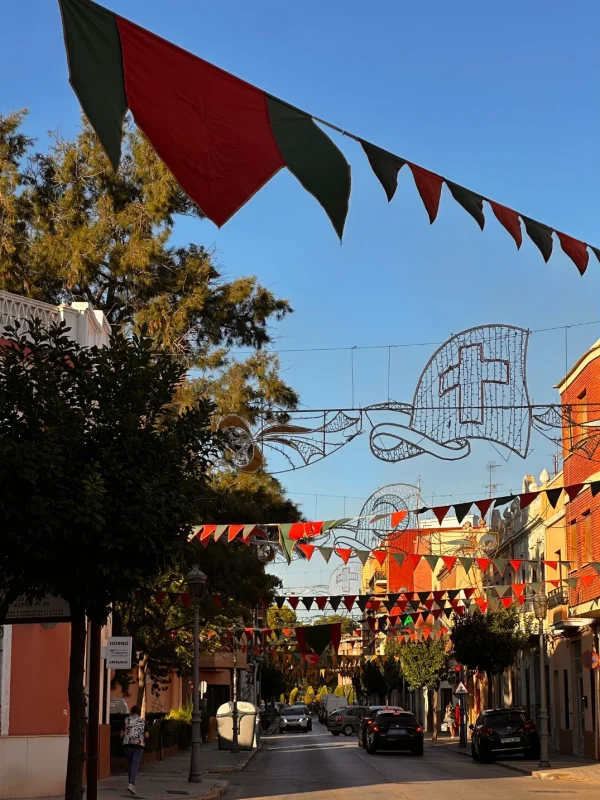 decoración aerea de calles