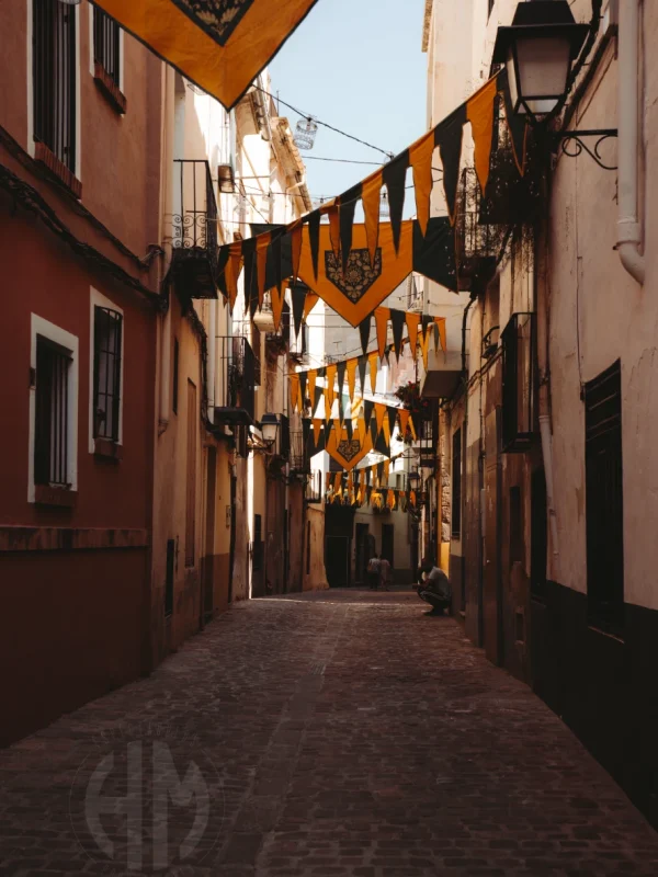 decoración aerea de calles