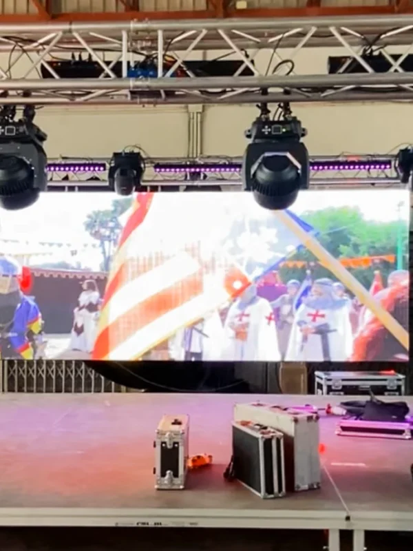 equipo de luces y sonido